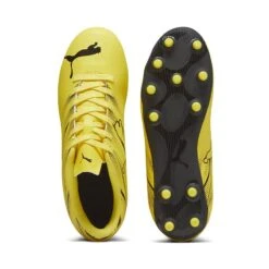 Puma Attacanto FG/AG Kids' Football Boots Yellow / Black 12 Puma Attacanto FG/AG Kids' Football Boots Yellow / Black -Skechers Store 107480 02 sv02
