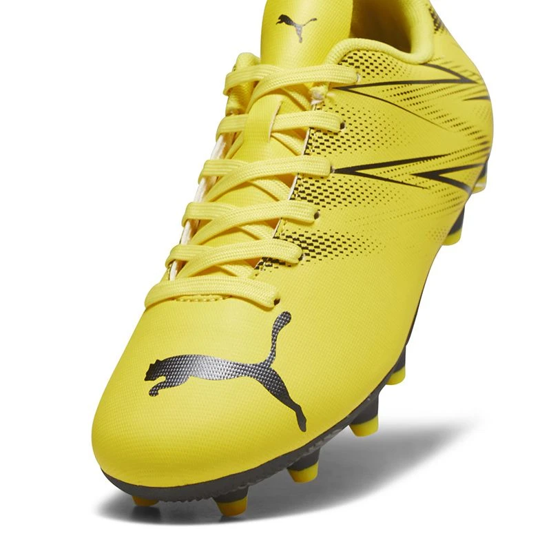 Puma Attacanto FG/AG Kids' Football Boots Yellow / Black 8 Puma Attacanto FG/AG Kids' Football Boots Yellow / Black - Image 6