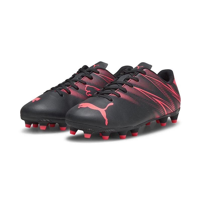 Puma Attacanto FG/AG Kids' Football Boots Black / Orchid 5 Puma Attacanto FG/AG Kids' Football Boots Black / Orchid - Image 3