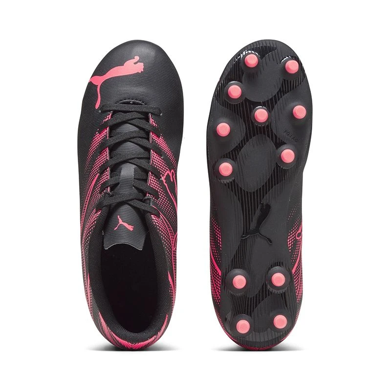 Puma Attacanto FG/AG Kids' Football Boots Black / Orchid 7 Puma Attacanto FG/AG Kids' Football Boots Black / Orchid - Image 5