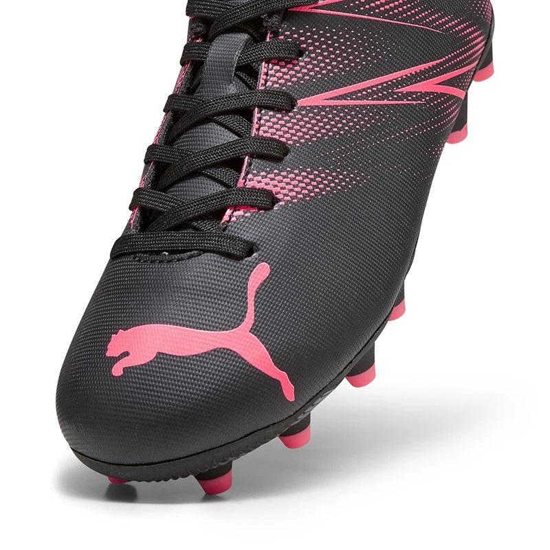 Puma Attacanto FG/AG Kids' Football Boots Black / Orchid 8 Puma Attacanto FG/AG Kids' Football Boots Black / Orchid - Image 6