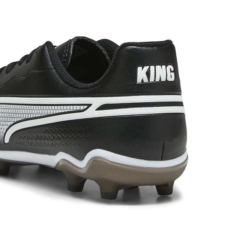 Puma King Match Play FG/AG Youth Football Boots Black / White 7 Puma King Match Play FG/AG Youth Football Boots Black / White - Image 5