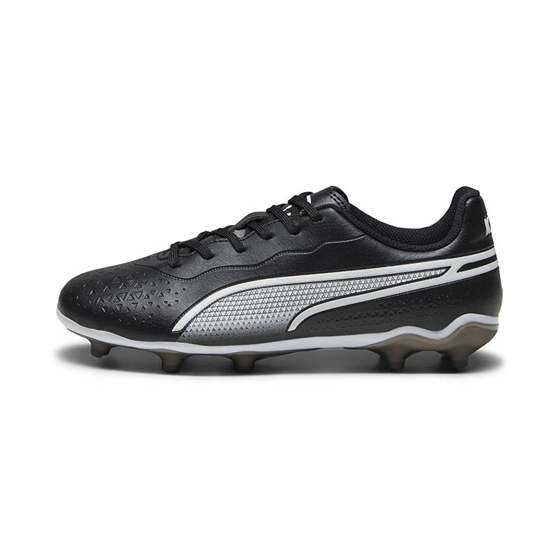 Puma King Match Play FG/AG Youth Football Boots Black / White 5 Puma King Match Play FG/AG Youth Football Boots Black / White - Image 3