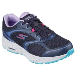 Skechers Women's Skechers GO RUN Consistent - Vivid Horizon Navy / Lavender -Skechers Store 128285 nvlv large