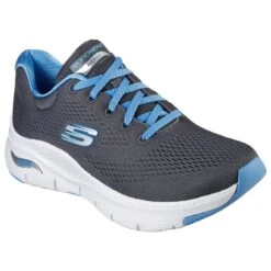 Skechers Women's Arch Fit Big Appeals Charcoal / Blue -Skechers Store 149057 ccbl large