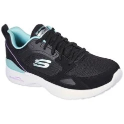 Skechers Women's Skech-Air Dynamic Carefree Way Trainers Black / Mint -Skechers Store 149663 bkmn large