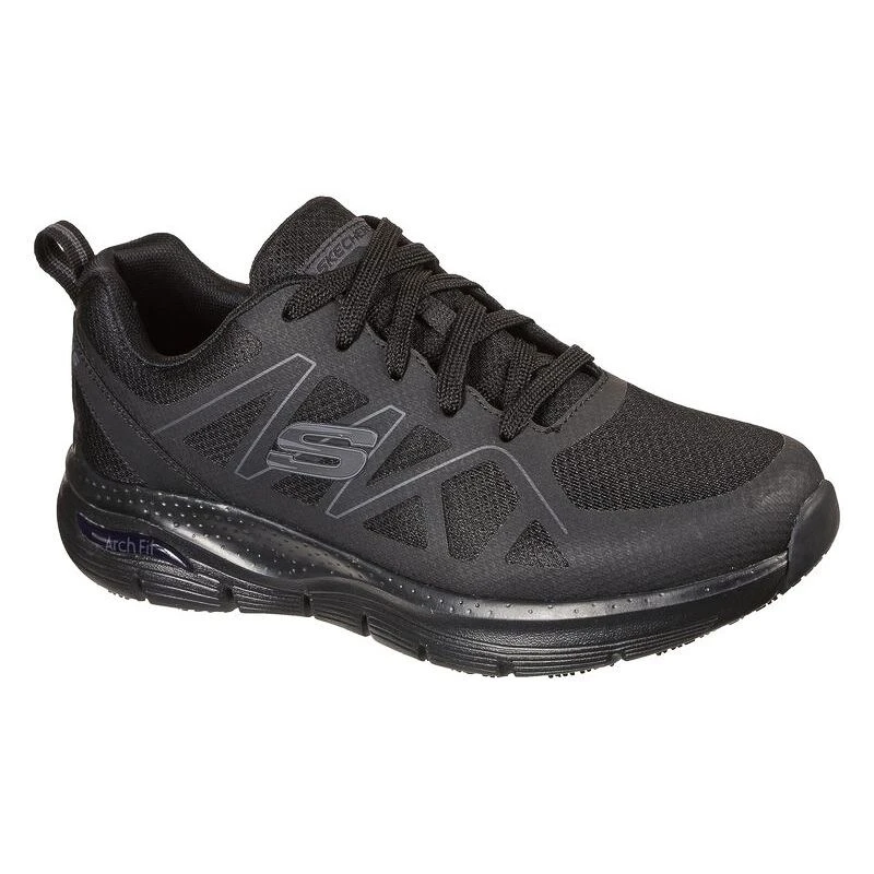 Skechers Men's Work Arch Fit Runners Black 5 Skechers Men's Work Arch Fit Runners Black - Image 3