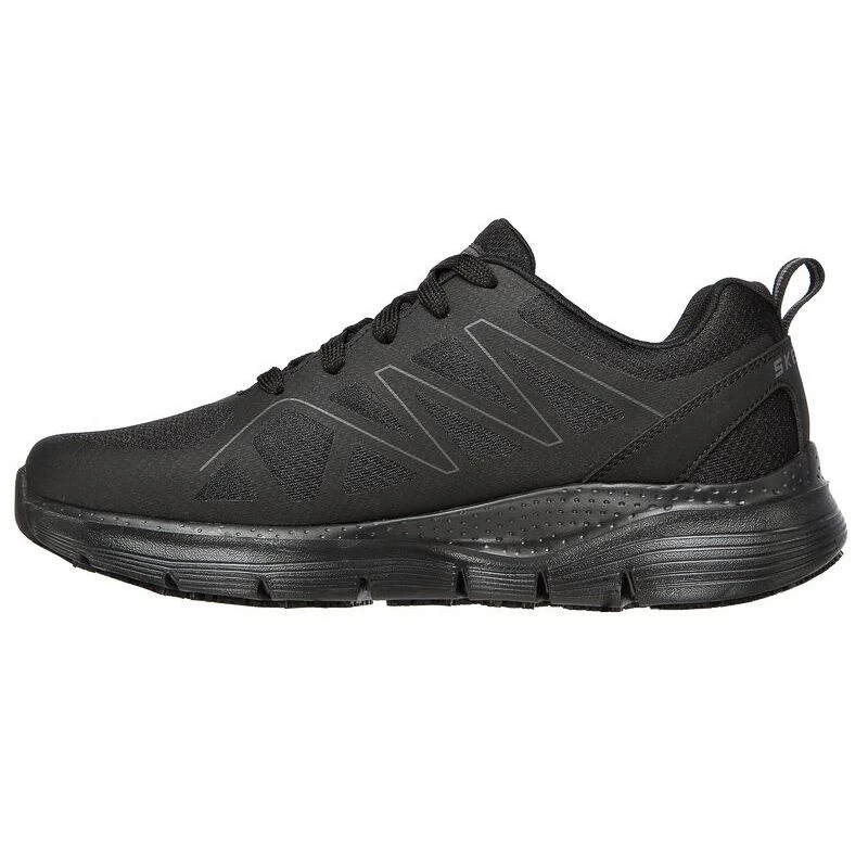 Skechers Men's Work Arch Fit Runners Black 4 Skechers Men's Work Arch Fit Runners Black - Image 2