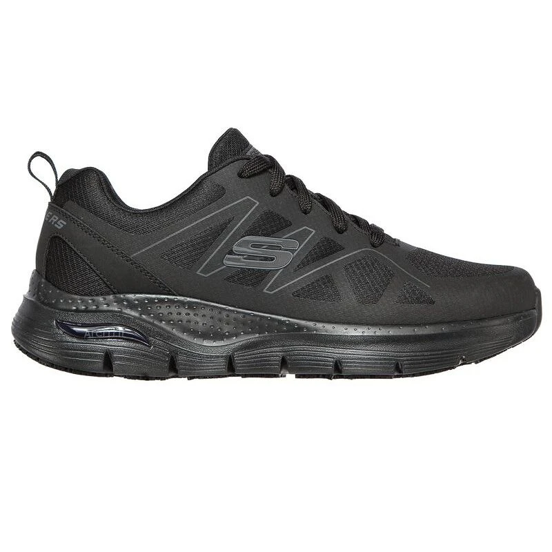 Skechers Men's Work Arch Fit Runners Black 3 Skechers Men's Work Arch Fit Runners Black