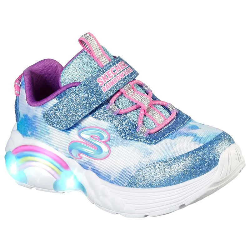 Skechers Kids' S Slights : Rainbow Racer Junior Runners Blue 5 Skechers Kids' S Slights : Rainbow Racer Junior Runners Blue - Image 3