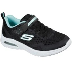 Skechers Kids' Microspec Max Junior Runners Black / Aqua