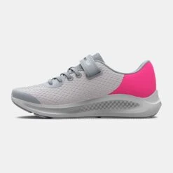 Under Armour Pursuit 3 AC Junior Running Shoes Halo Gray / Electro Pink / Metallic Silver 8 Under Armour Pursuit 3 AC Junior Running Shoes Halo Gray / Electro Pink / Metallic Silver -Skechers Store 3025012 100 a