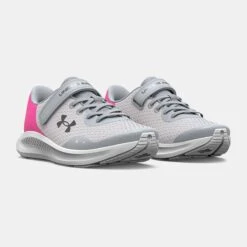 Under Armour Pursuit 3 AC Junior Running Shoes Halo Gray / Electro Pink / Metallic Silver 9 Under Armour Pursuit 3 AC Junior Running Shoes Halo Gray / Electro Pink / Metallic Silver -Skechers Store 3025012 100 pair