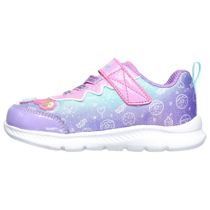 Skechers Kids' Comfy Flex 2.0 - Candy Craze Infant Runners Lavender / Pink 4 Skechers Kids' Comfy Flex 2.0 - Candy Craze Infant Runners Lavender / Pink - Image 2
