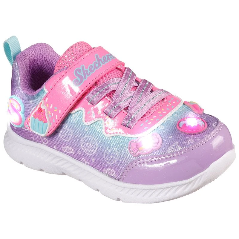 Skechers Kids' Comfy Flex 2.0 - Candy Craze Infant Runners Lavender / Pink 5 Skechers Kids' Comfy Flex 2.0 - Candy Craze Infant Runners Lavender / Pink - Image 3