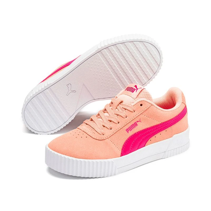 Puma Kids' Carina Youth Runners Peach Parfait / Purple 5 Puma Kids' Carina Youth Runners Peach Parfait / Purple - Image 3