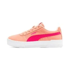 Puma Kids' Carina Youth Runners Peach Parfait / Purple