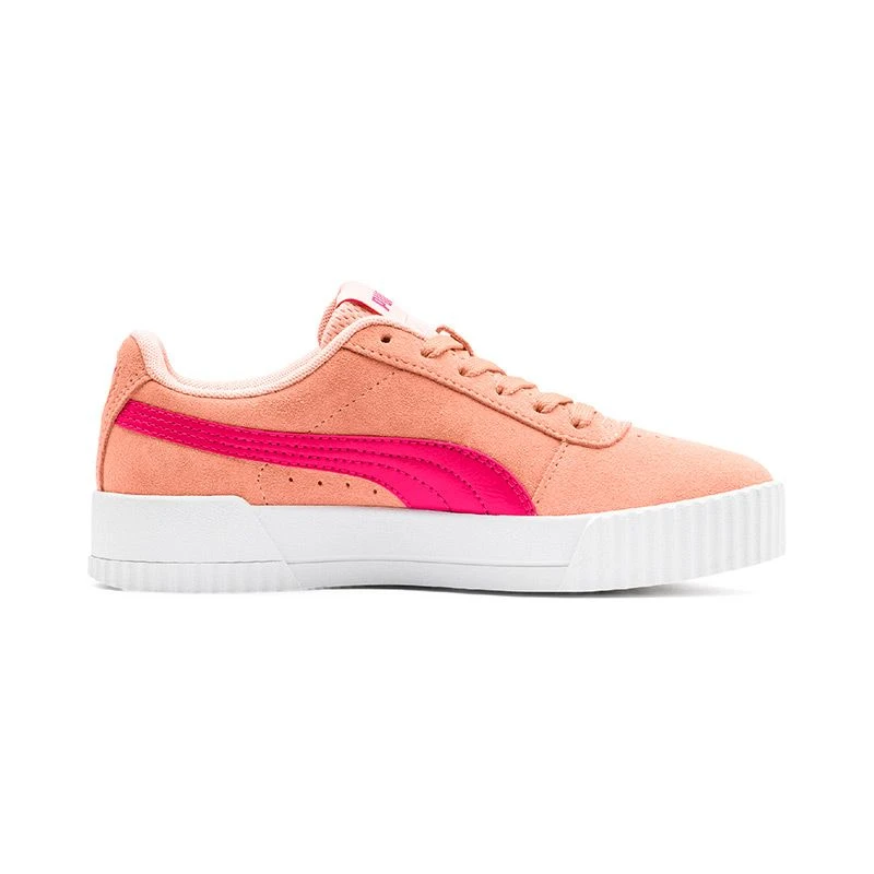 Puma Kids' Carina Youth Runners Peach Parfait / Purple 4 Puma Kids' Carina Youth Runners Peach Parfait / Purple - Image 2