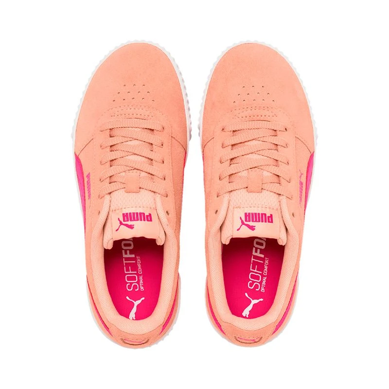 Puma Kids' Carina Youth Runners Peach Parfait / Purple 6 Puma Kids' Carina Youth Runners Peach Parfait / Purple - Image 4