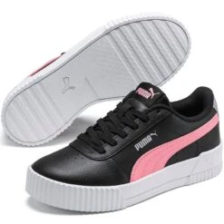 Puma Kids' Carina L Youth Runners Black / Peony -Skechers Store 370677 08