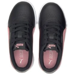 Puma Kids' Carina L Junior Runners Black / Peony -Skechers Store 370678 08 sv04
