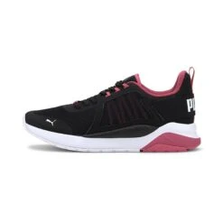 Puma Women's Anzarun Trainers Black / Glowing Pink / White