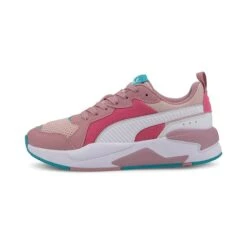 Puma Kids' X-RAY Youth Runners Peach / White / Foxglove / Glowing Pink / Viridian Green