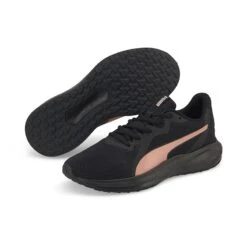 Puma Women's Twitch Runner Trainers Black / Rose Gold 10 Puma Women's Twitch Runner Trainers Black / Rose Gold -Skechers Store 376289 06