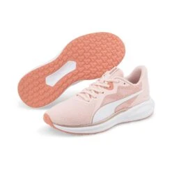 Puma Women's Twitch Runner Trainers Chalk Pink / White -Skechers Store 376289 12