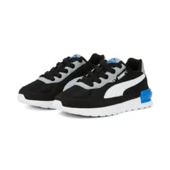 Puma Kids' Graviton AC Junior Sneakers Black / White / Quarry -Skechers Store 381988 10