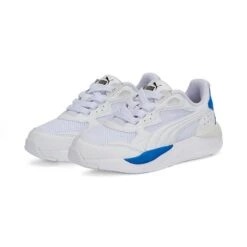 Puma Kids' X-Ray Speed AC Junior Sneakers White / Victoria Blue / Nimbus Cloud -Skechers Store 384899 08