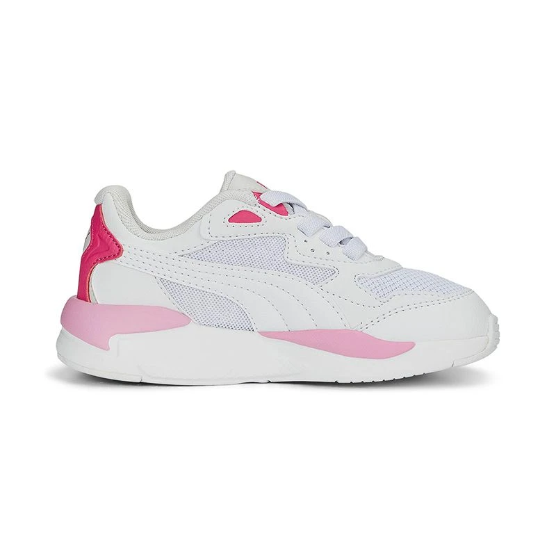 Puma Kids' X-Ray Speed AC Junior Sneakers White / Glowing Pink / Lilac Chiffon 4 Puma Kids' X-Ray Speed AC Junior Sneakers White / Glowing Pink / Lilac Chiffon - Image 2