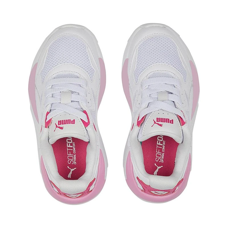 Puma Kids' X-Ray Speed AC Junior Sneakers White / Glowing Pink / Lilac Chiffon 7 Puma Kids' X-Ray Speed AC Junior Sneakers White / Glowing Pink / Lilac Chiffon - Image 5