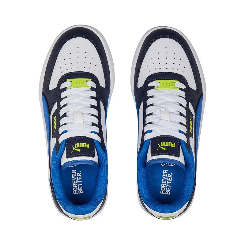 Puma Kids' Caven Dime Youth Runners White / Victoria Blue / Navy / Lime Smash 7 Puma Kids' Caven Dime Youth Runners White / Victoria Blue / Navy / Lime Smash - Image 5