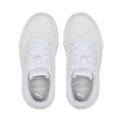 Puma Kids' Carina 2.0 Junior Sneakers White / Silver 10 Puma Kids' Carina 2.0 Junior Sneakers White / Silver -Skechers Store 386186 02 sv04