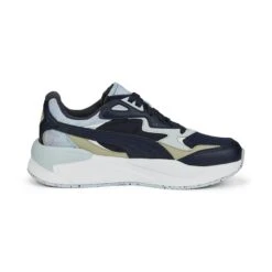 Puma Kids' X-Ray Speed Better Youth Runners Parisian Night / Pebble Grey / Platinum Grey / Pristine -Skechers Store 386220 02 sv03