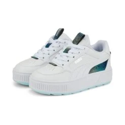 Puma Kids' Karmen Rebelle Night Out Junior Sneakers White / Light Aqua 10 Puma Kids' Karmen Rebelle Night Out Junior Sneakers White / Light Aqua -Skechers Store 387909 01