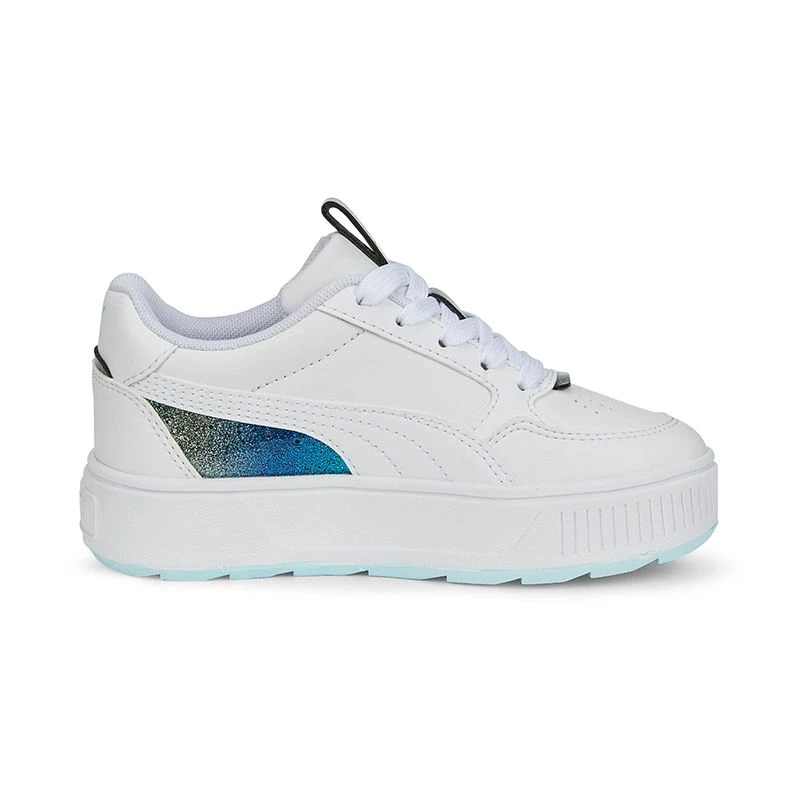 Puma Kids' Karmen Rebelle Night Out Junior Sneakers White / Light Aqua 4 Puma Kids' Karmen Rebelle Night Out Junior Sneakers White / Light Aqua - Image 2