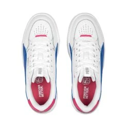 Puma Kids' Karmen Rebelle Youth Runners White / Victoria Blue / Silver -Skechers Store 388420 04 sv04