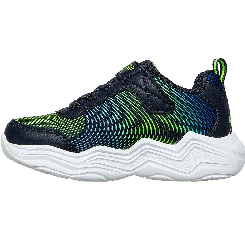 Skechers Kids' S Lights: Erupters IV Infant Runners Navy / Lime 4 Skechers Kids' S Lights: Erupters IV Infant Runners Navy / Lime - Image 2
