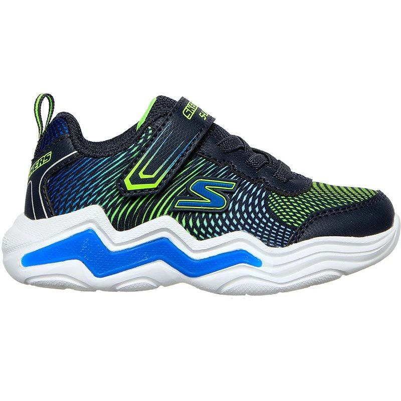 Skechers Kids' S Lights: Erupters IV Infant Runners Navy / Lime 3 Skechers Kids' S Lights: Erupters IV Infant Runners Navy / Lime