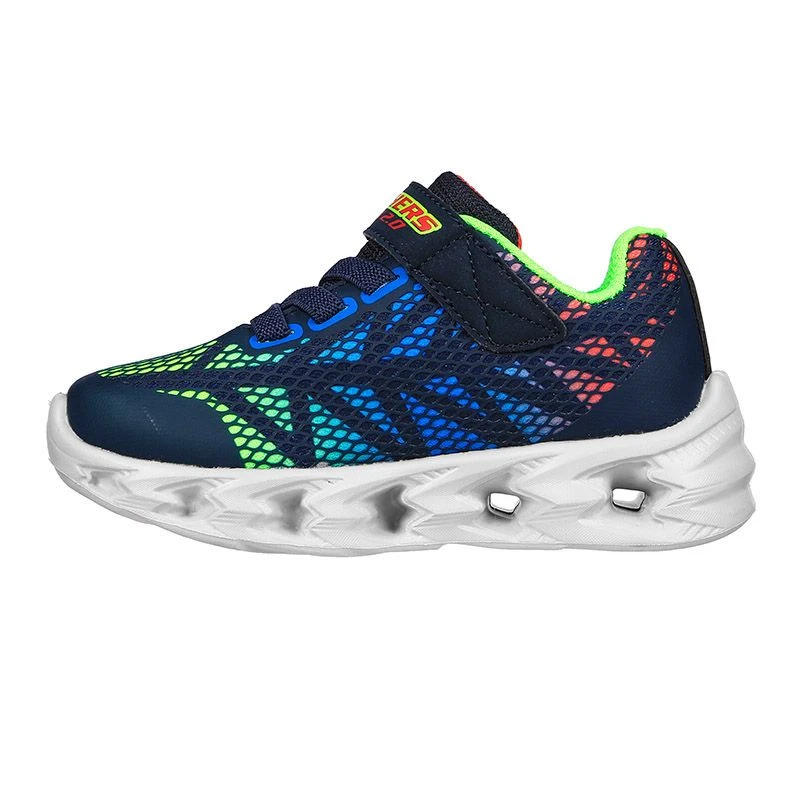 Skechers Kids' S Lights: Vortex 2.0 Infant Runners Navy / Multi 4 Skechers Kids' S Lights: Vortex 2.0 Infant Runners Navy / Multi - Image 2