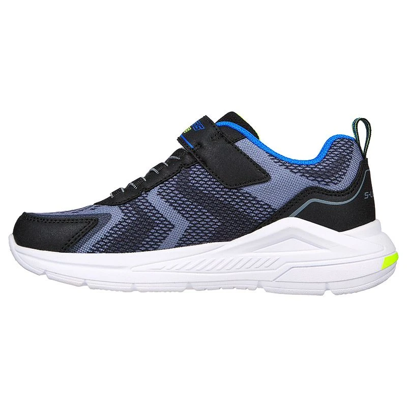 Skechers S Lights Tri-Namics Junior Runners Black / Charcoal 4 Skechers S Lights Tri-Namics Junior Runners Black / Charcoal - Image 2