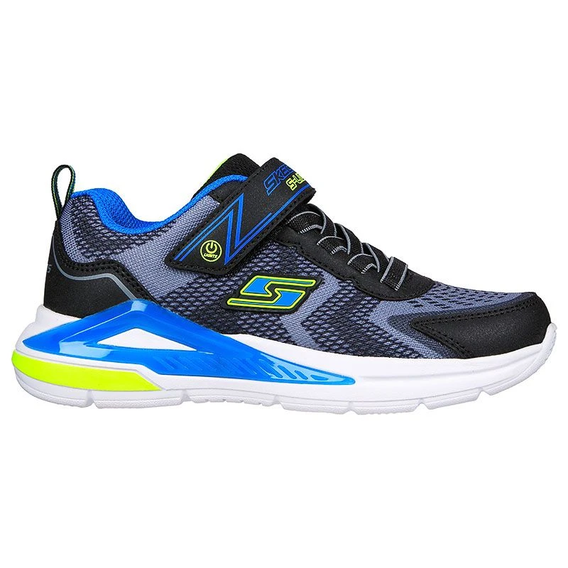 Skechers S Lights Tri-Namics Junior Runners Black / Charcoal 3 Skechers S Lights Tri-Namics Junior Runners Black / Charcoal