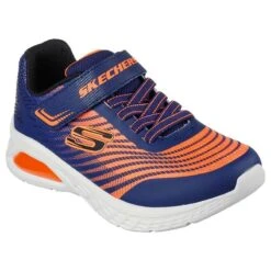 Skechers Kids' Microspec Max II Junior Runners Navy / Orange