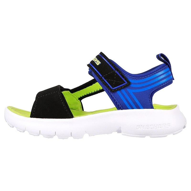 Skechers Kids' Razor Splash Junior Sandals Blue / Black / Lime 4 Skechers Kids' Razor Splash Junior Sandals Blue / Black / Lime - Image 2