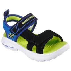Skechers Kids' Razor Splash Junior Sandals Blue / Black / Lime 11 Skechers Kids' Razor Splash Junior Sandals Blue / Black / Lime -Skechers Store 406510l bblm large