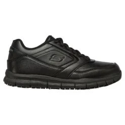 Skechers Women's Work Relaxed Fit: Nampa - Wayola SR Lace Up Runners Black