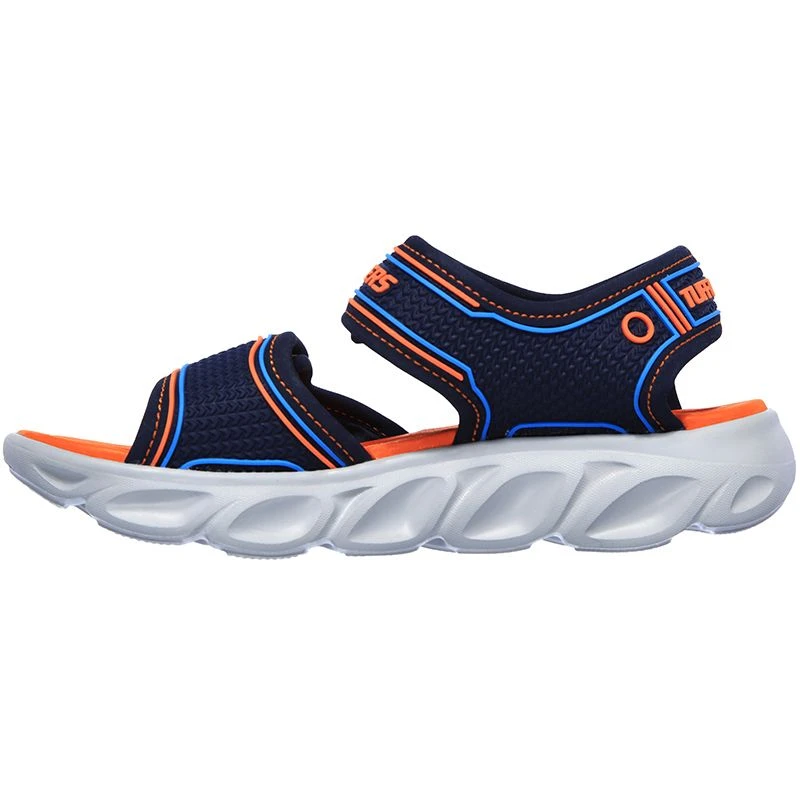 Skechers Kids' S Lights: Hypno-Splash Junior Sandals Navy / Orange 4 Skechers Kids' S Lights: Hypno-Splash Junior Sandals Navy / Orange - Image 2