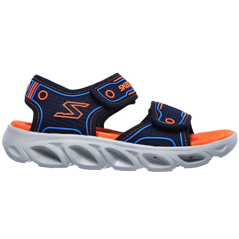 Skechers Kids' S Lights: Hypno-Splash Junior Sandals Navy / Orange 3 Skechers Kids' S Lights: Hypno-Splash Junior Sandals Navy / Orange